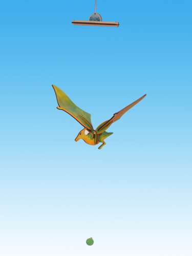 wodden toys - Unique flying Dino